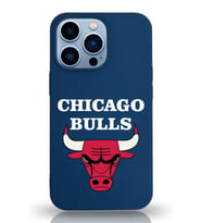 Apple iPhone 13 Pro  Lansman Kılıf Chicago Bulls Tasarımlı Altı Kapalı İçi Kadife Kaplı  Kapak (Şeffaf)