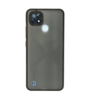 Realme C21 Kılıf Montreal Silikon Kapak - Siyah