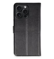 iPhone 15 Pro Max Kılıf Trend S Plus Kapaklı Kılıf - Siyah