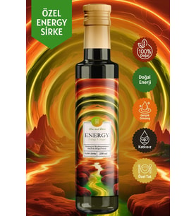 Energy Sirke - Ginseng ve Keçiboynuzlu, %100 Doğal, Enerji Sirkesi, 250 Gr