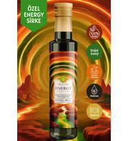 Energy Sirke - Ginseng ve Keçiboynuzlu, %100 Doğal, Enerji Sirkesi, 250 Gr
