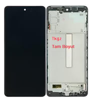 Tkgz - Samsung Galaxy M52 - SM-M526 Uyumlu Lcd Ekran Dokunmatik - A - Kalite ÇITALI