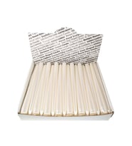 50'Li Paket Toptan Gold Şamdan Mum 25 Cm