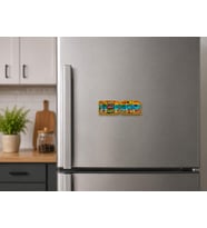 Magnet Kemer Ahşap Buzdolabı Süsü Hediyelik 13x4 cm
