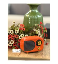 HS-101 Turuncu Nostaljik ve Dekoratif Radyo (BT+FM+USB+SD)