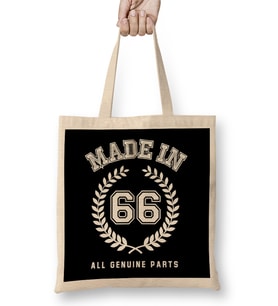 1966 Made In 66 All Genuine Parts Bez Çanta Uzun Saplı