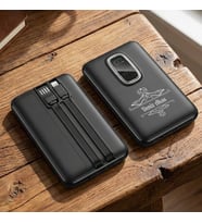 BK Gift Kişiye Özel İsimli 10.000 mAh Powerbank PB-4019 -2, Dijital Ekranlı Taşınabilir Şarj Cihazı, Kurumsal Hediye