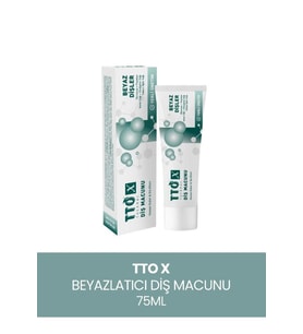 Tto X Hassas Dişler Ve Diş Etleri İçin Beyazlatıcı Diş Macunu 75ml