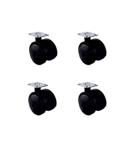 Küçük Plastik Tablalı Teker - 40 MM HKS101 - 4 Adet