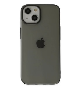 Newface Apple iPhone 14 Plus Kılıf Pc Sert Şeffaf Kapak - Siyah