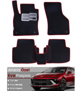 HYUNDAİ SONATA HYBRİD (2024-2025) Uyumlu EVA Paspas Tam Set–Araca Özel,Kolay Montaj,Su Geçirmez