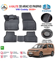 Vw Caddy 3D Paspas Havuzlu Pro 2020 Sonrası