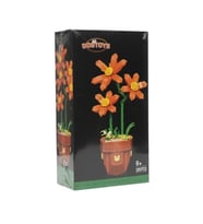 DOSTOYS 116-19 MİNİ ÇİÇEK BLOK OYUNCAK TURUNCU GÜNGÜZELİ 395 PARÇA 6+