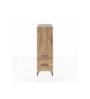 Kronos Dolap 2 Raflı 2 Çekmeceli Tek Kapaklı 44x59x134 Aytaşı-Çam