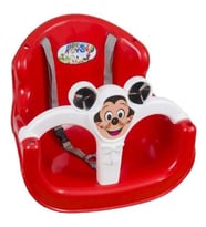 Tuffy'S Rüzgar Gülü Çocuk Salıncağı Emniyet Kemerli Korunalıklı İpli Salıncak (Kırmızı)