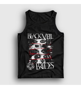 Presmono Unisex Siyah Eyes Black Veil Brides Atlet 18816tt