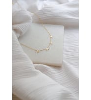 Kişiye Özel Minimalist Harf İsim Kolye 925K Gümüş (Gold)