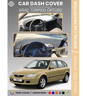 MAZDA 323 BJ HATCHBACK (1998-2003) Torpido Örtüsü Panel Koruma Torpido Koruma Tam Uyum UV Koruma