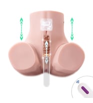 Gina Ass Otomatik Git Gel Hareketli Telescopic&Kumandalı Realistik Kalça Vajina