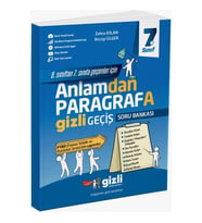 Gizli Yayınları 7. Sınıf 6'Dan 7'Ye Anlamdan Paragrafa Gizli Geçiş Soru Bankası