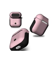 Apple Airpods Uyumlu Kılıf Zore Shockproof Silikon (Pembe)