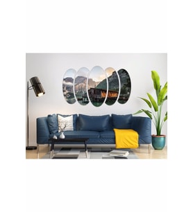 GÖL EVİ KIŞ MDF TABLO-3415