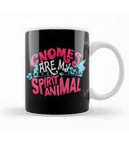 Funny Gnomes Are My Spirit Animal Cute Gnome Lover Kupa Bardak Porselen