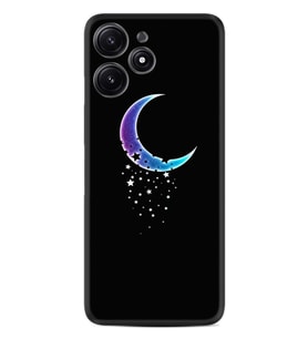 Xiaomi Poco M6 Pro 5G Kılıf Desenli Silikon Platinium Series Moon Star 1851
