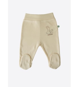 Organik New Basic Patikli Pantolon Natural