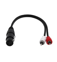 Xlr Dişi 2 Rca Erkek Çevirici Kablo