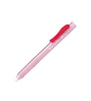 Pentel Sürgülü Kalem Silgi Pembe Şeffaf Gövdeli