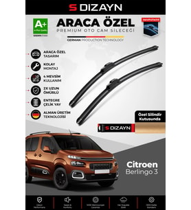 Citroen Berlingo Ön Cam Silecek Seti 2018 Üzeri Premium Araca Özel 65-40 Cm A+ Kalite