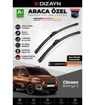Citroen Berlingo Ön Cam Silecek Seti 2018 Üzeri Premium Araca Özel 65-40 Cm A+ Kalite