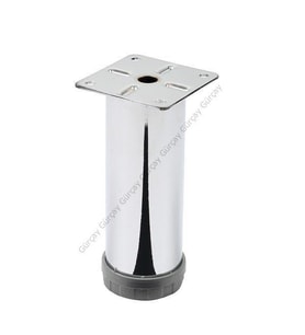 Metal Mobilya Ayağı Krom Çap 42mm - 12cm (4 Adet)