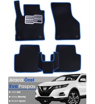 Nissan Qashqai (2014-2021) Uyumlu EVA Paspas Tam Set–Birebir Uyum,Su Geçirmez,Kolay ve Hızlı Montaj