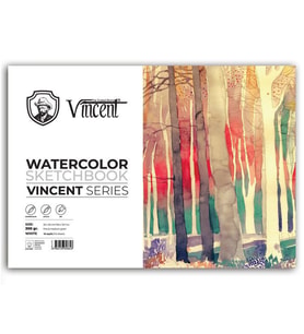 Vincent Watercolor Sketchbook White Suluboya Blok 300 gr 25x35 cm 10 Sayfa 