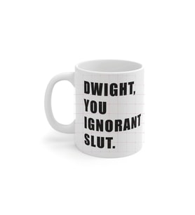 The Office Ignorant Slut Baskılı Kupa Bardak