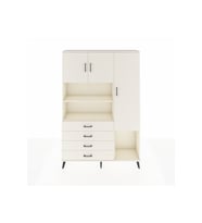 Arges Gardrop 8 Raflı 4 Çekmeceli 3 Kapaklı 132x30x195 Aytaşı-Aytaşı