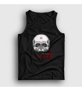 Presmono Unisex Siyah Skull 30 Seconds To Mars Atlet 172240tt