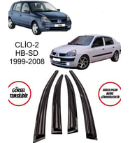 Renault Clio 2 Cam Rüzgarlığı 4lü 1999-2008 Arası