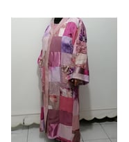 PATCHWORK PEMBE  KİMONO
