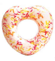 Intex 56253 Kalp Şekilli Donut Simit 104 Cm, Su Sporları, Plaj Malzemesi, Şişme Ürün, Yüzme Aksesuar