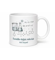 Kimyagere Beherglass Reaksiyon Denklemi Asit Baz Dengesi Kupa Hediye Bardak
