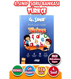 4.Sınıf Türkçe - Etkinlikli Çalışma ve Soru Bankası Kitabı