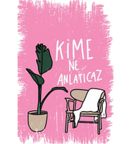 Kime Ne Anlatıcaz Yazılı Retro Tasarım Ahşap Duvar Posteri