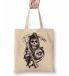 Sons Of Anarchy Reaper Bez Çanta Uzun Saplı