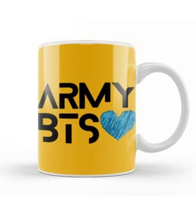 ARMY BTS Kupa Bardak Porselen
