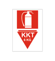 KKT 6 KG uyarı levha, isg uyarı levhası