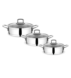 FMS Silindir 6 Parça Çelik Omlet Set Metal 5009