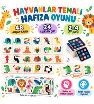Hayvanlar Temalı Hafıza Eşleştirme Oyunu
